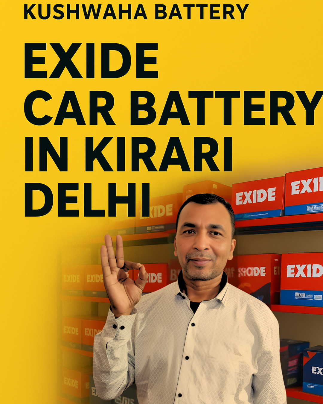 You are currently viewing Exide Car Battery in Kirari Delhi | Kushwaha Battery